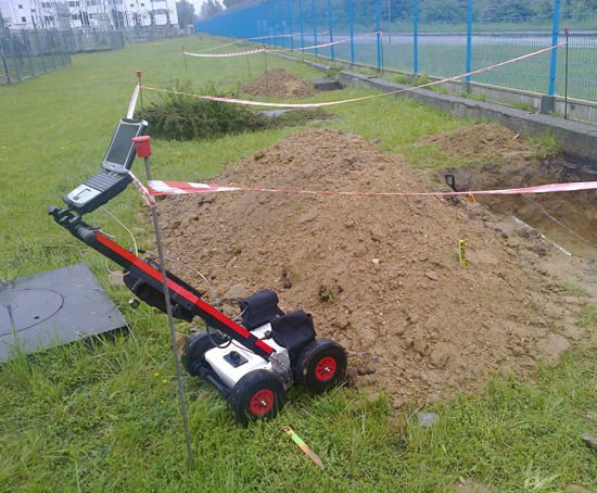 GeoSpectrum - GPR survey to detect potential collisions on the projected route of shallow horizontal drilling between excavations and mapping infrastructure