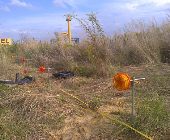 GeoSpectrum - Ground resistance measurements by the Wenner's spread of resistivity sounding for the projected gas pipeline