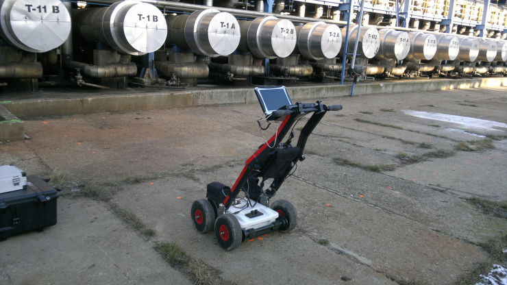 GeoSpectrum - Badania wielokanałowe GPR w celu ustalenia optymalnego korytarza dla nowoprojektowanego przewiertu HDD pod dodatkowe kable energetyczne