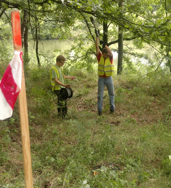 GeoSpectrum - Micro-seismic surveys for the recognition of soil and rock by the river at the site of the planned deep drilling HDD