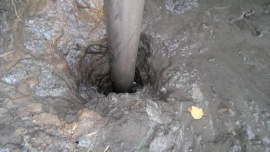 GeoSpectrum - Hole after mud escaping