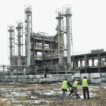 GeoSpectrum - Lokalizacja fundamentów i innych obiektów w gruncie za pomocą wielokanałowej metody georadarowej dla potrzeb projektu rozbudowy instalacji zakładów chemicznych
