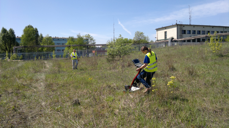 GeoSpectrum - Badania georadarowe przedprojektowe poprzedzające roboty geologiczne w celu określenia optymalnych miejsc dla badań geotechnicznych oraz wykrycia starych fundamentów i piwnic